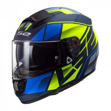 Шлем LS2 FF397 Vector HPFC Evo Kripton Matt Blue H-V Yellow